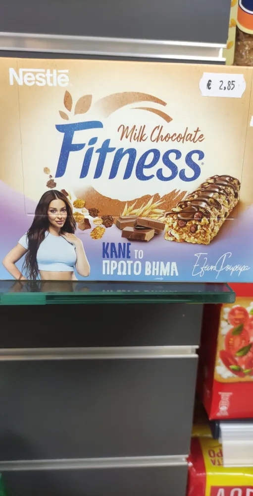 FITNESS Délice barres de céréales chocolat au lait