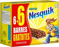 NESQUIK Barres de Céréales 6 x 25g + 6 offertes