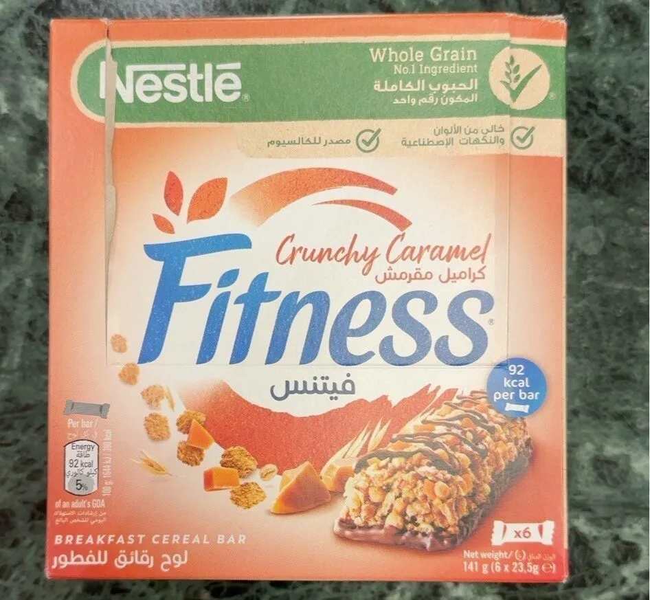 Nestle fitness cramel crunch bar