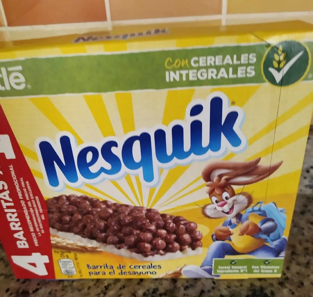 Nesquik barritas de cereales