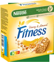 NESTLE FITNESS Barres de Céréales Miel & Amandes 6x23,5g