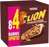 NESTLE LION Barres de Céréales (8+4)x25g