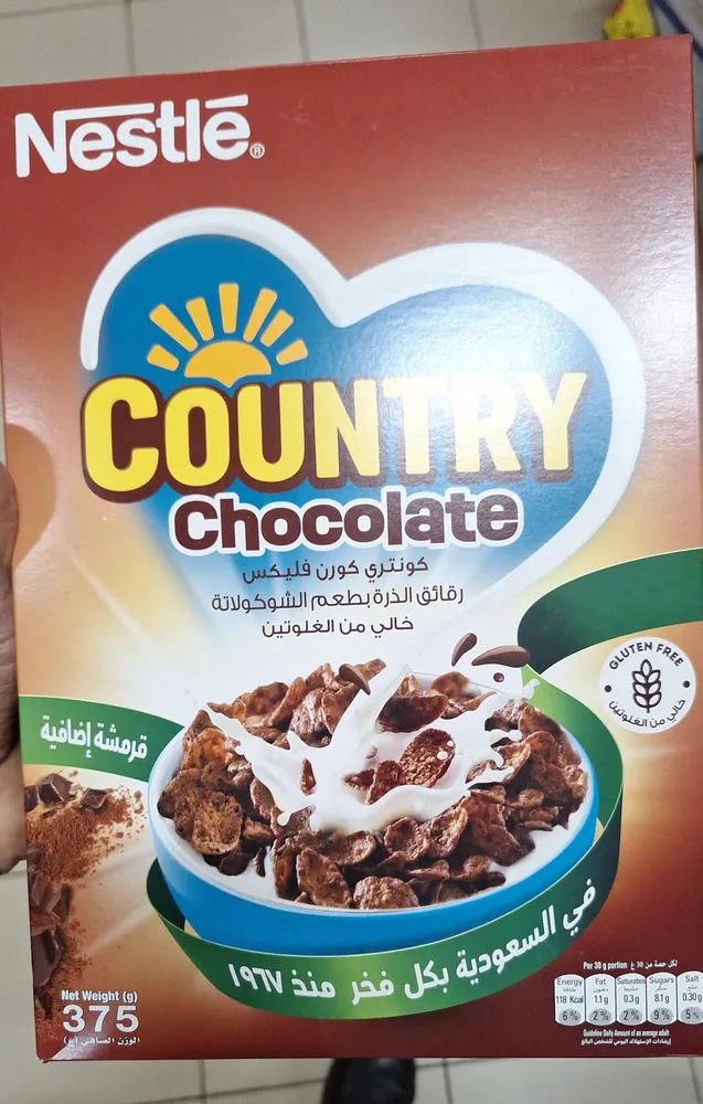 Nestle country chocolate cereal