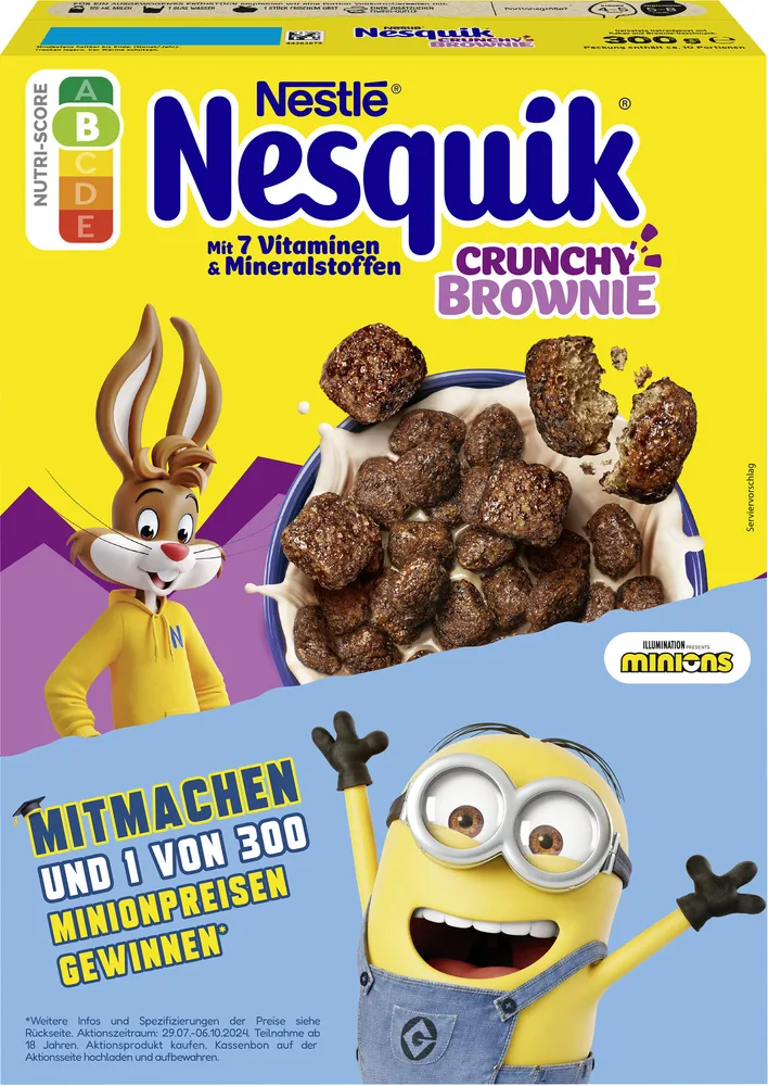 NESTLE NESQUIK CRUNCHY BROWNIE Cerealien