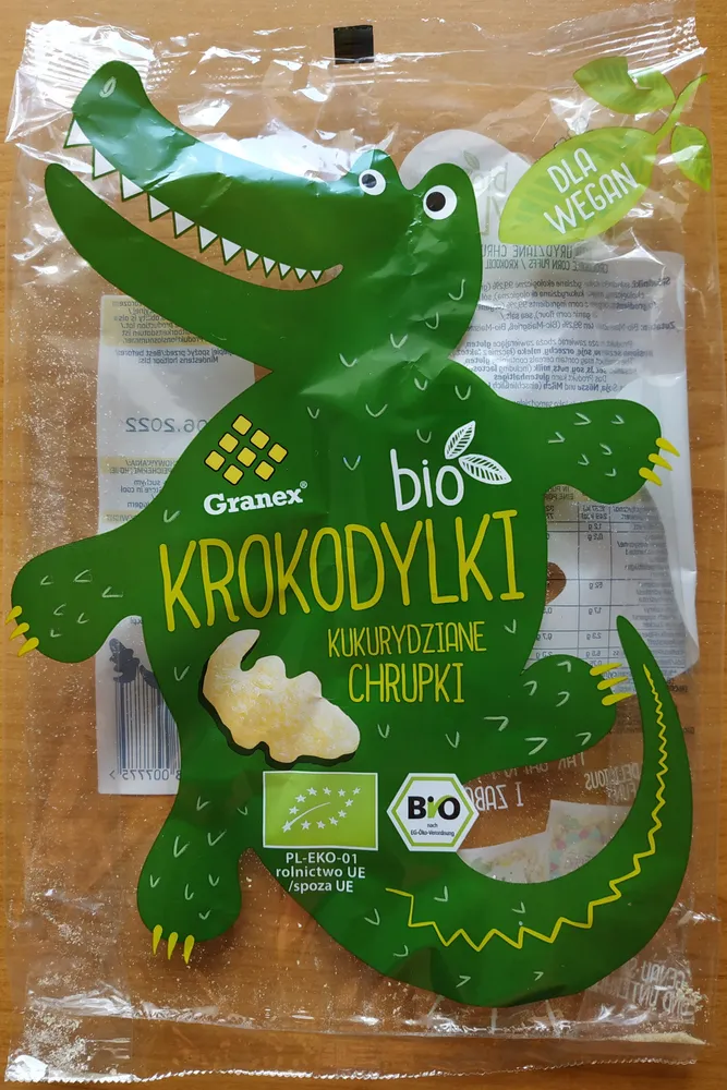 bio Krokodylki Kukurydziane Chrupki