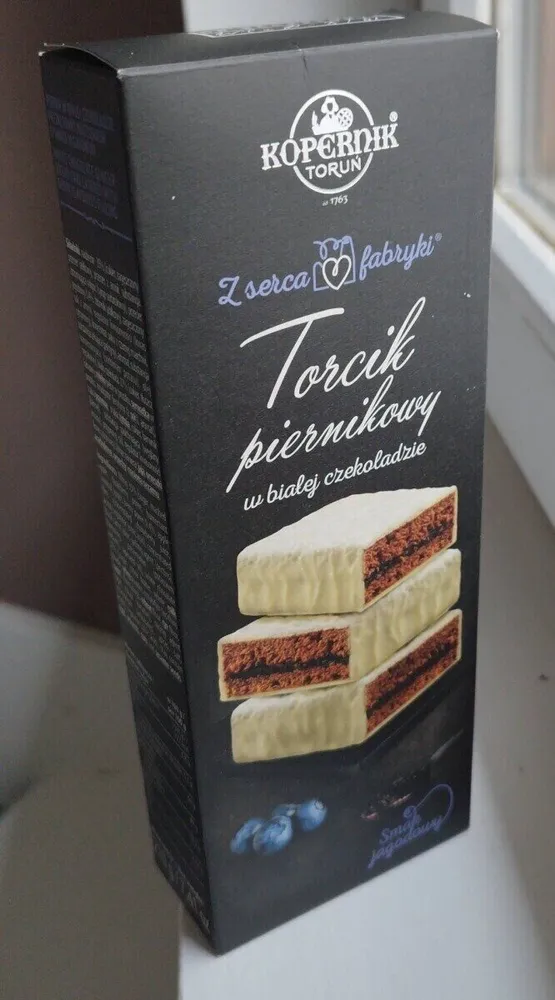 Torcik piernikowy w białej czekoladzie