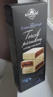 Torcik piernikowy w białej czekoladzie