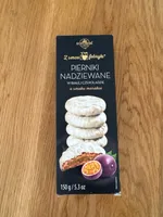 Pierniki nadziewane w białej czekoladzie o smaku marakui