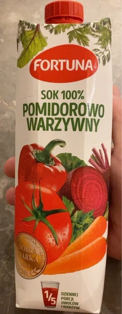 Sok 100% pomidorowo-warzywny