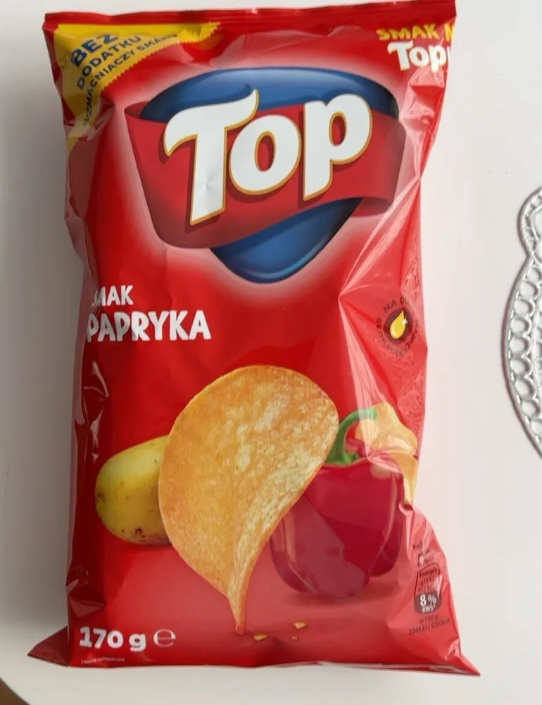 Top chips smak papryka