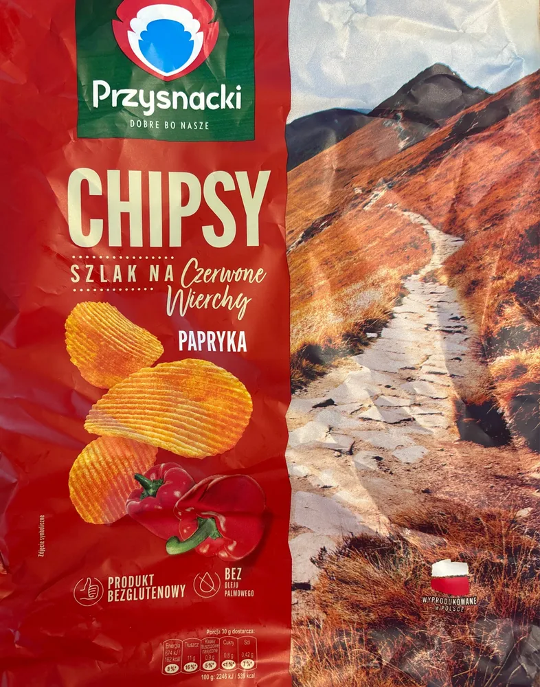 Przysnacki chipsy paprykowe
