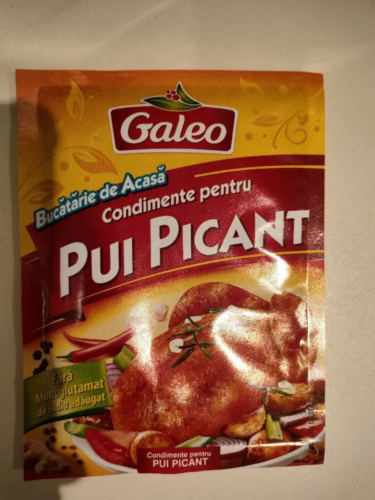 Condimente pentru pui picant