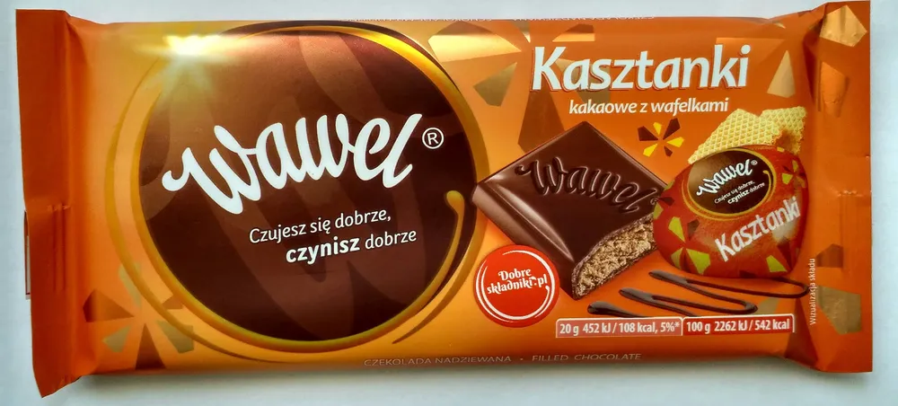 Wawel - Kasztanki - Czekolada Nadziewana
