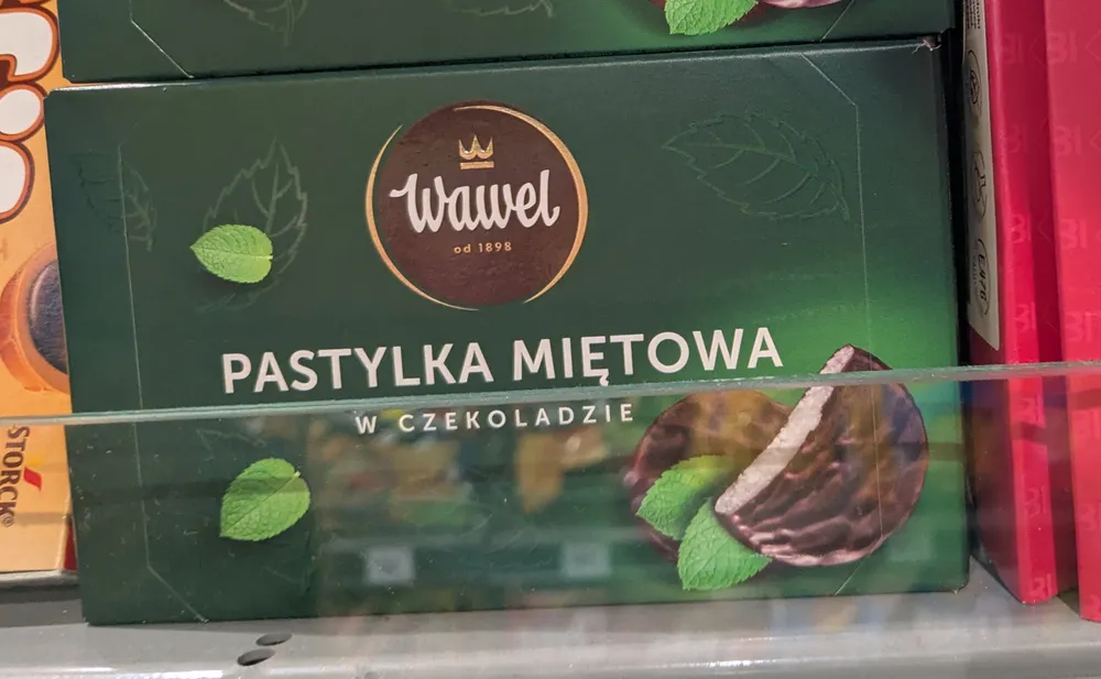 Pastylka Miętową W Czekoladzie