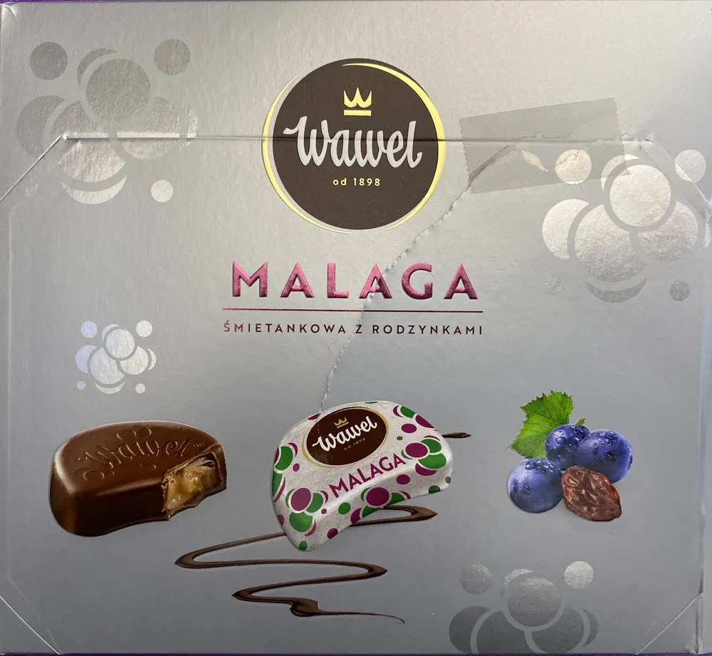 Malaga Smietankowa z rodzynkami