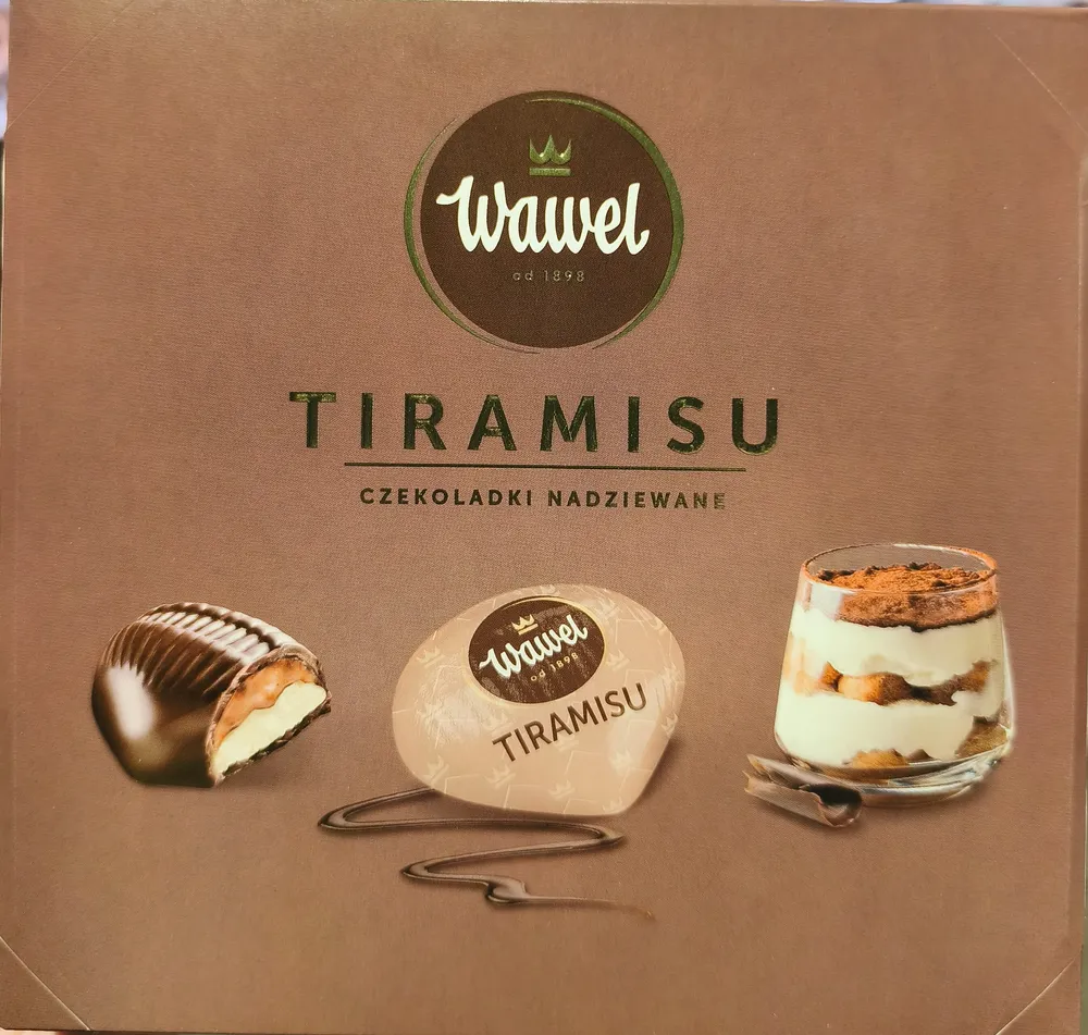 Tiramisu czekoladki nadziewane