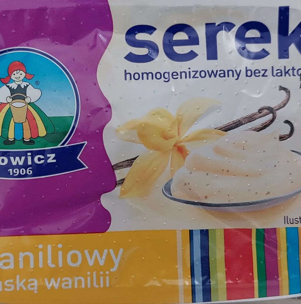 Łowicz serek Homogenizowany bez laktozy waniliowy 150g