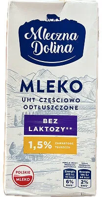 Mleko 1,5% bez laktozy