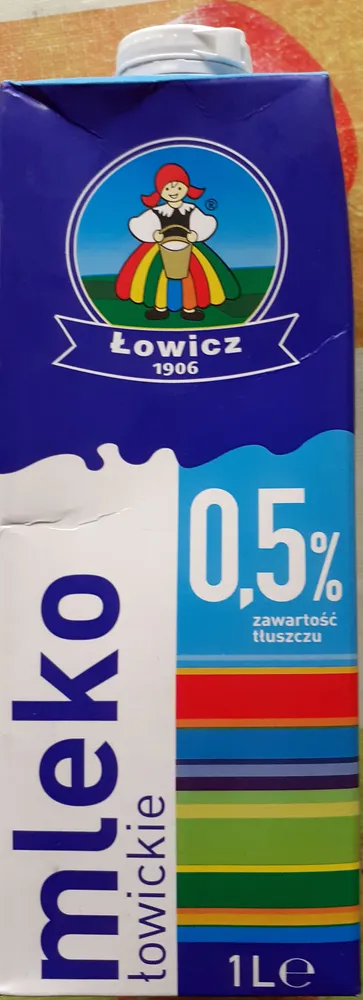 Mleko łowickie 0,5%