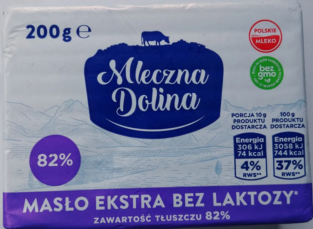 Masło ekstra bez laktozy