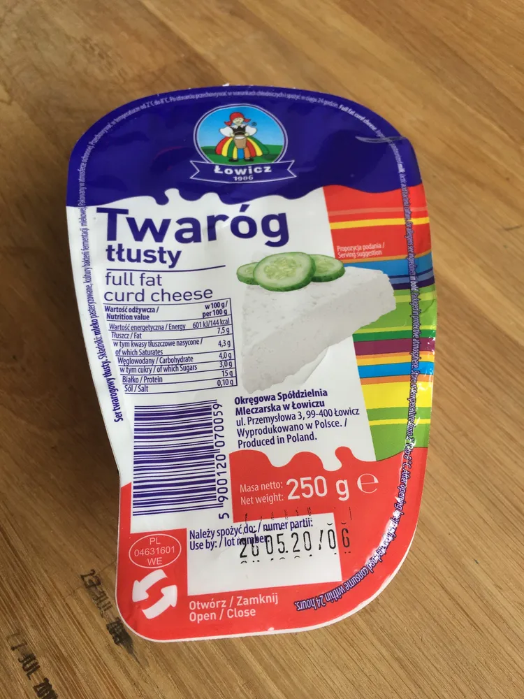 Twaróg tłusty