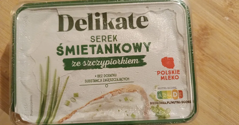 Serek śmietankowy ze szczypiorkiem