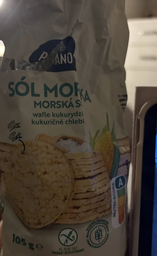 Wafle Kukurydziane sól morska