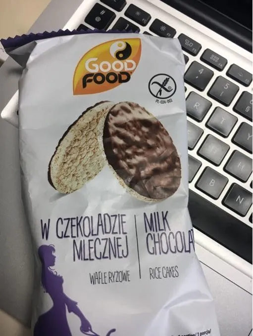 Good Food Medium Choco Rice Cakes Milk 70g