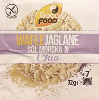 Wafle jaglane sól morska & chia