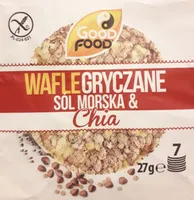Wafle gryczane sól morska & chia