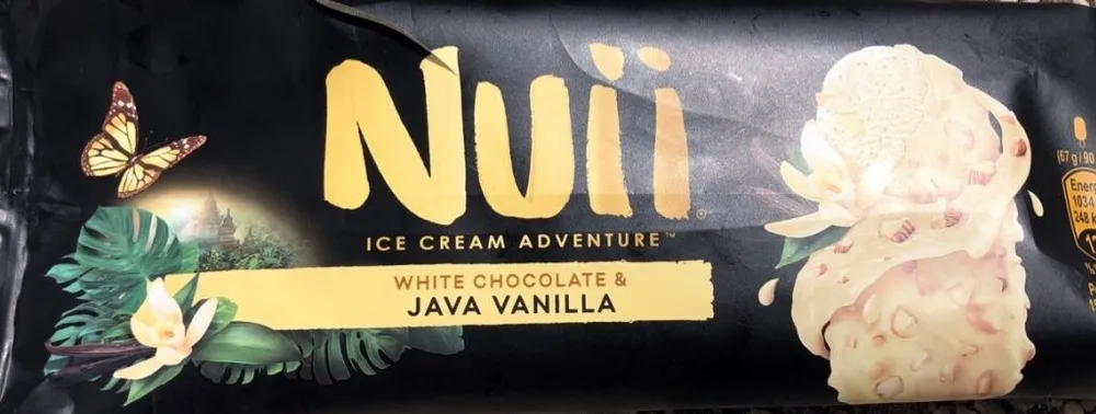 White chocolate & java vanilla