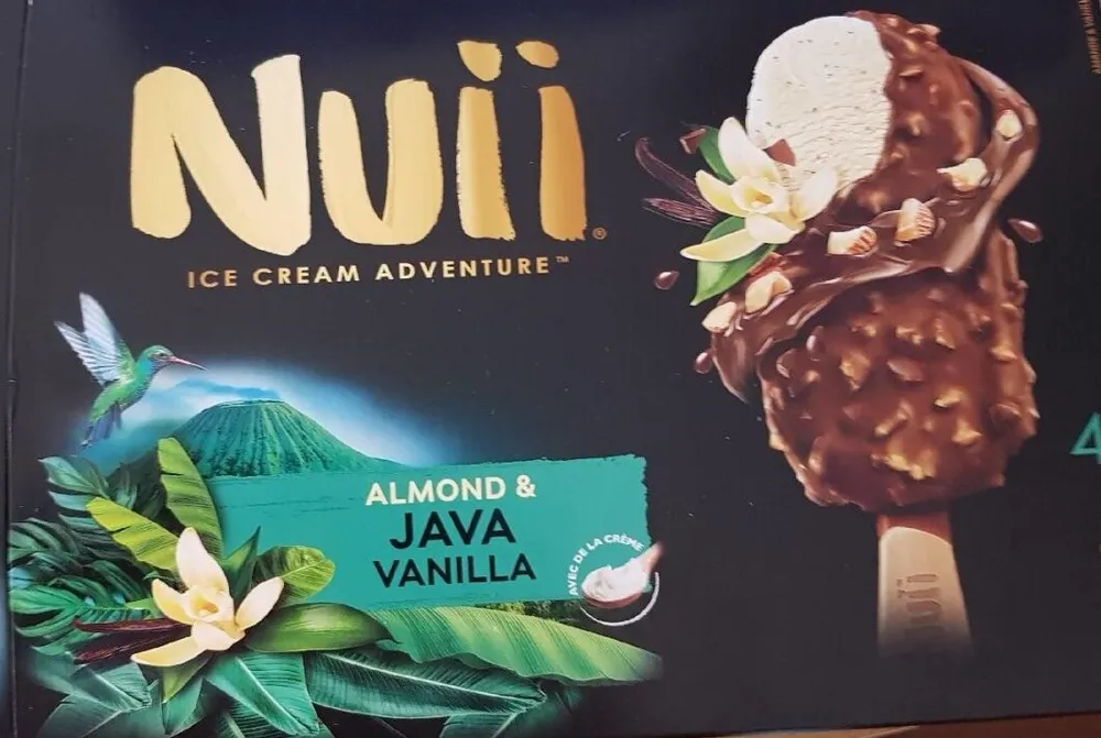 Ice cream Almond & Java Vanilla