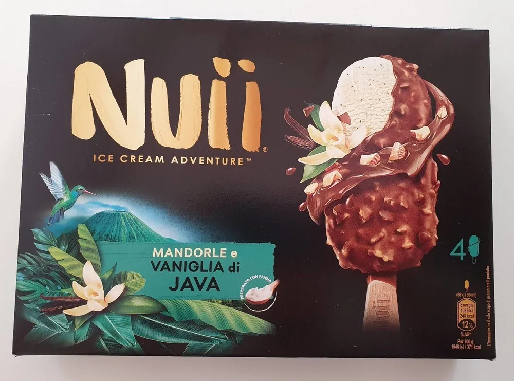 Nuji mandorle e vaniglia di Java
