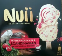 White chocolate & Scandinavian mountain cranberries