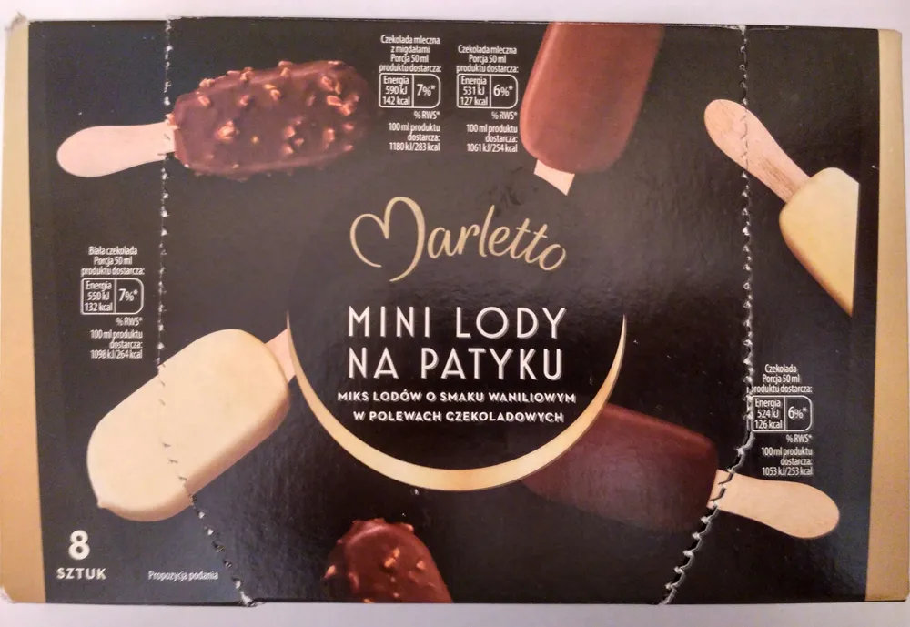 Mini lody na patyku