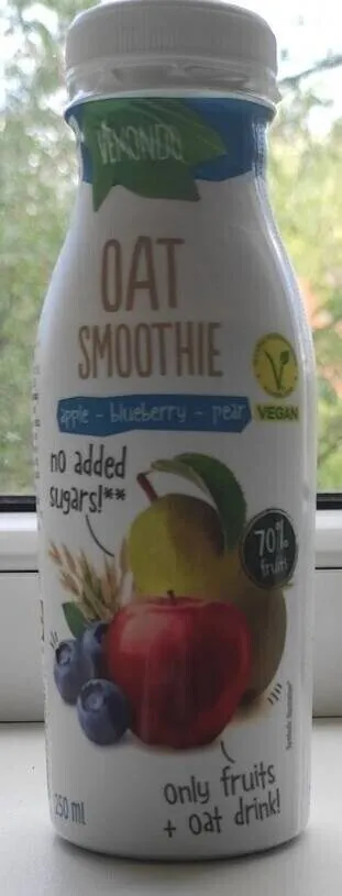 Owsiane smoothie jagoda i gruszka