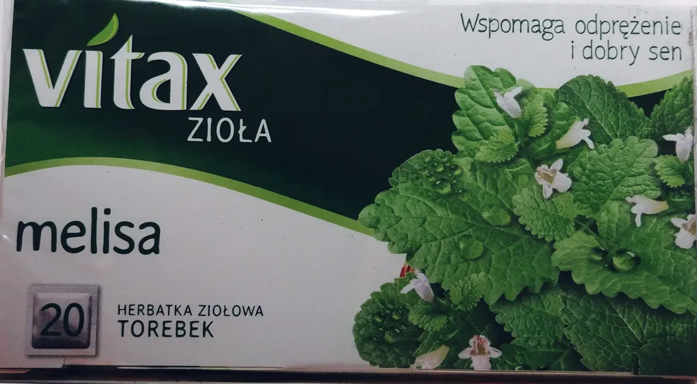 Herbatka ziołowa melisa