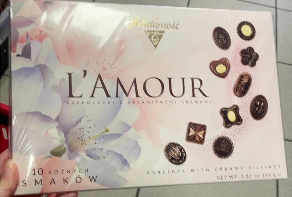 Pralines with creamy fillings
