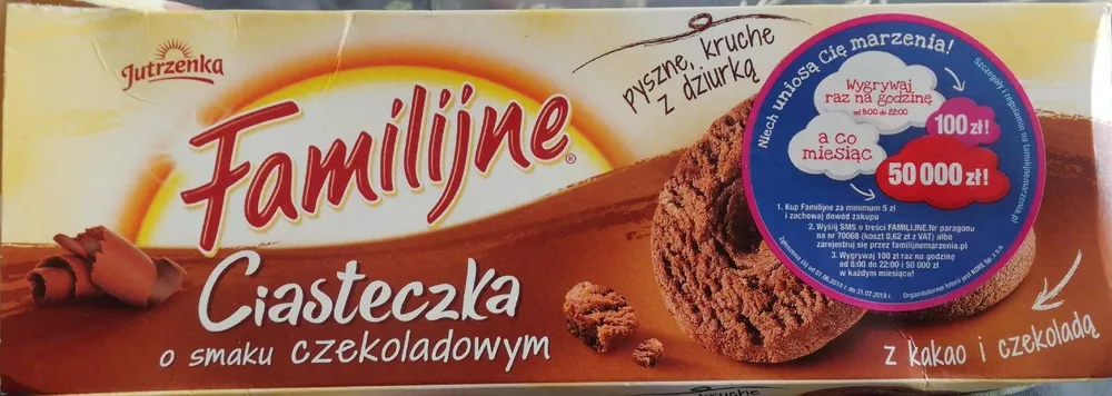 Familijne Ciasteczka o smaku czekoladowym