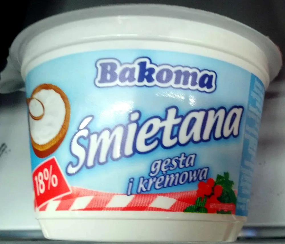 Śmietana 18%