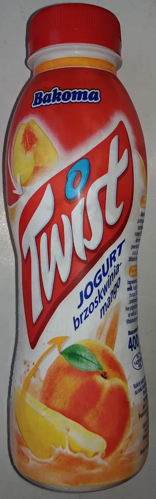 Jogurt do picia brzoskwinia - mango