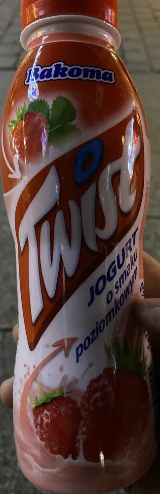 Twist o smaku poziomkowym