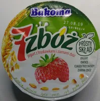 Jogurt 7 zbóż z truskawkami