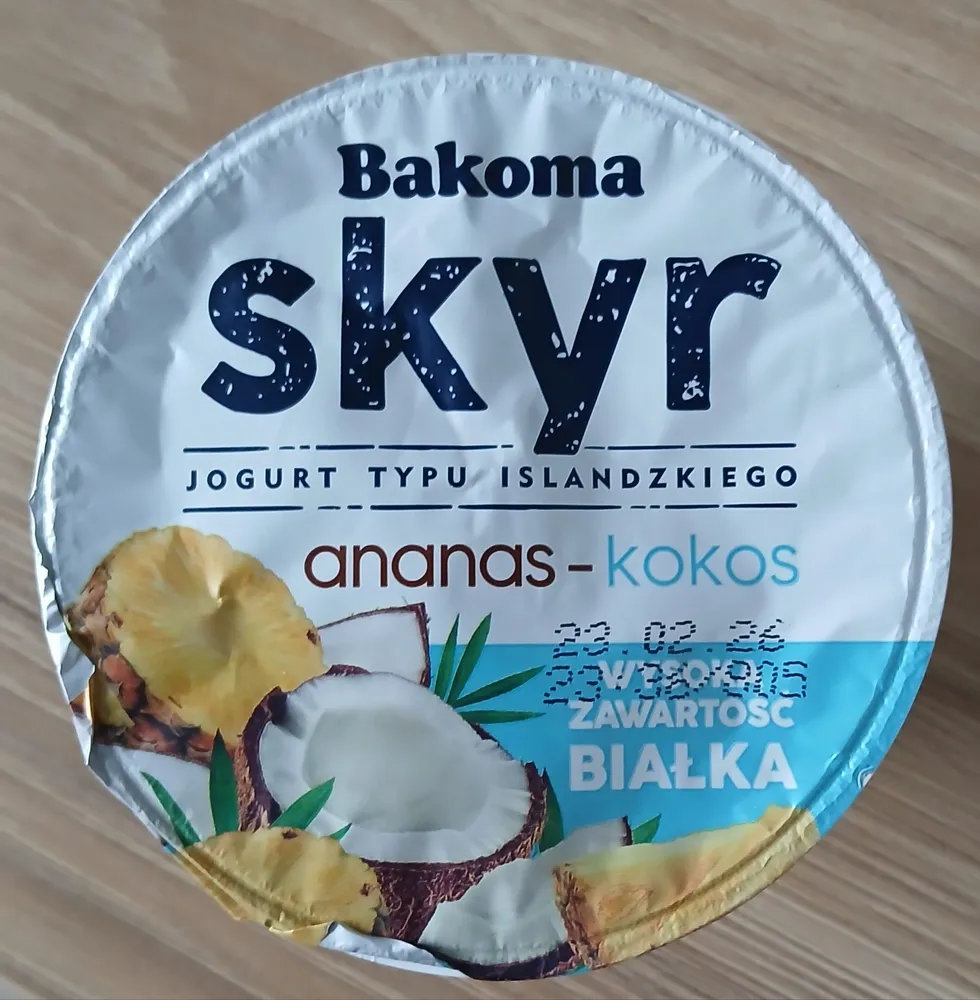 Skyr ananas-kokos