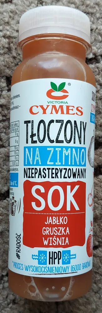Sok jabłko, gruszka, wiśnia