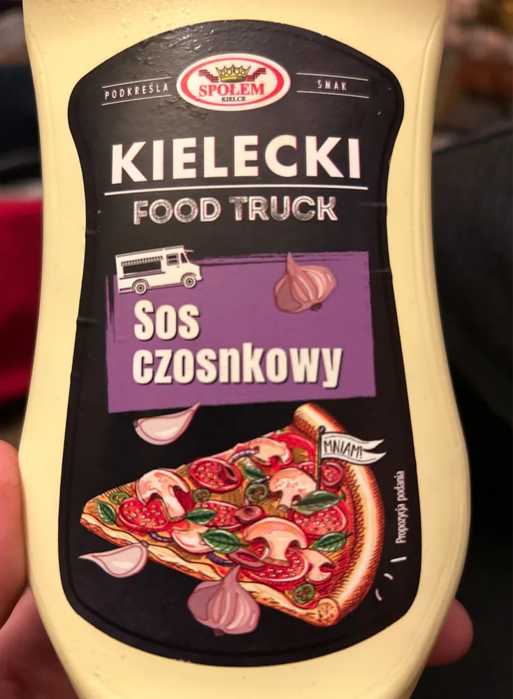 Sos czosnkowy Food truck