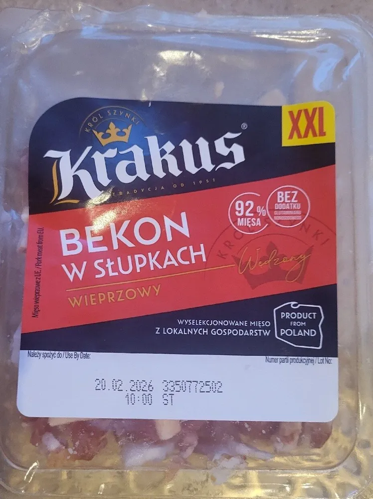 Bekon W Słupkach Wieprzowy