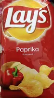 Chipsy ziemniaczane o smaku papryki.