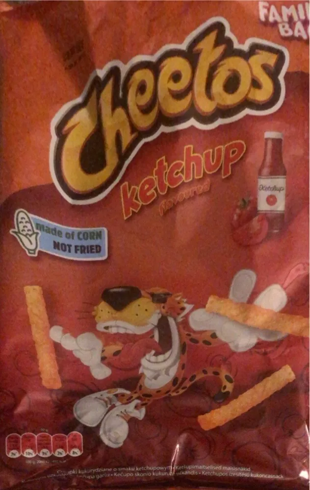 Ketchup flavoured cheetos