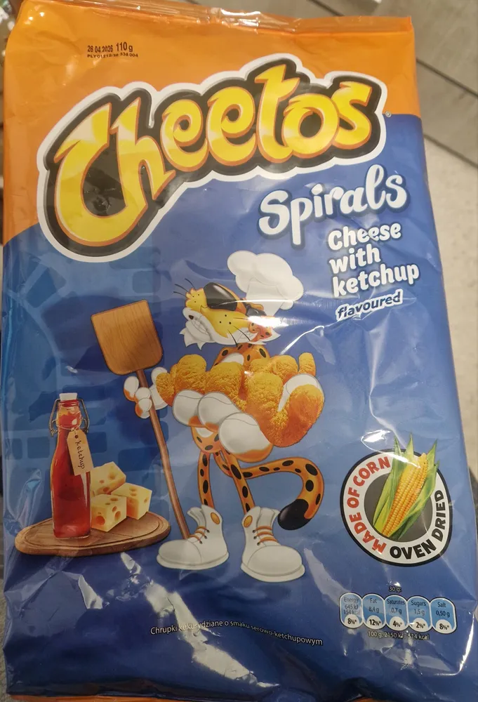Spirals Cheese with Ketchup Flavour